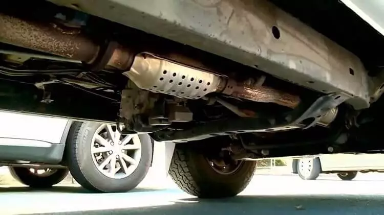 image of car catalytic converter