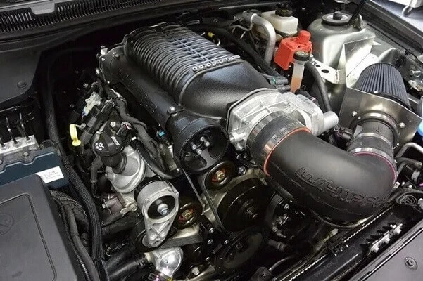 image of super charged engine