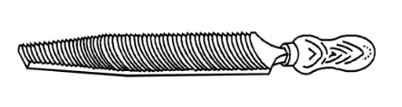 image of curved file